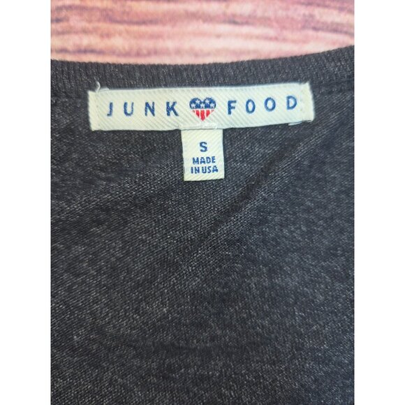 Wonder Woman Sleeveless Tank Top Small Junk Food Charcoal - Picture 4 of 7